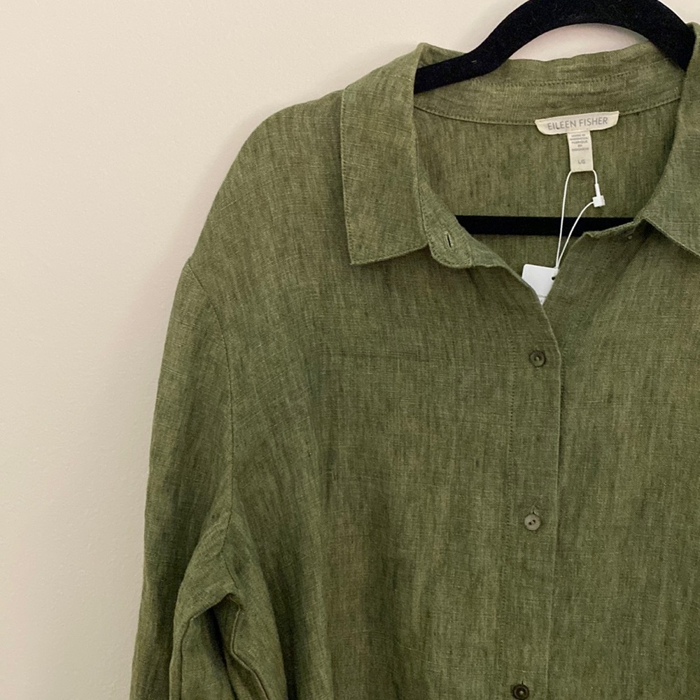 EILEEN FISHER, Linen Shirt
